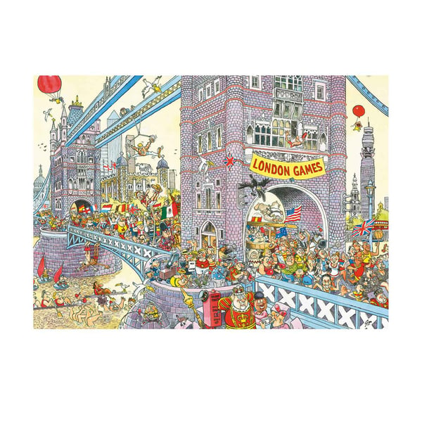 Wasgij Retro Mystery 8 The Final Hurdle Palapelit 1000 kappaletta