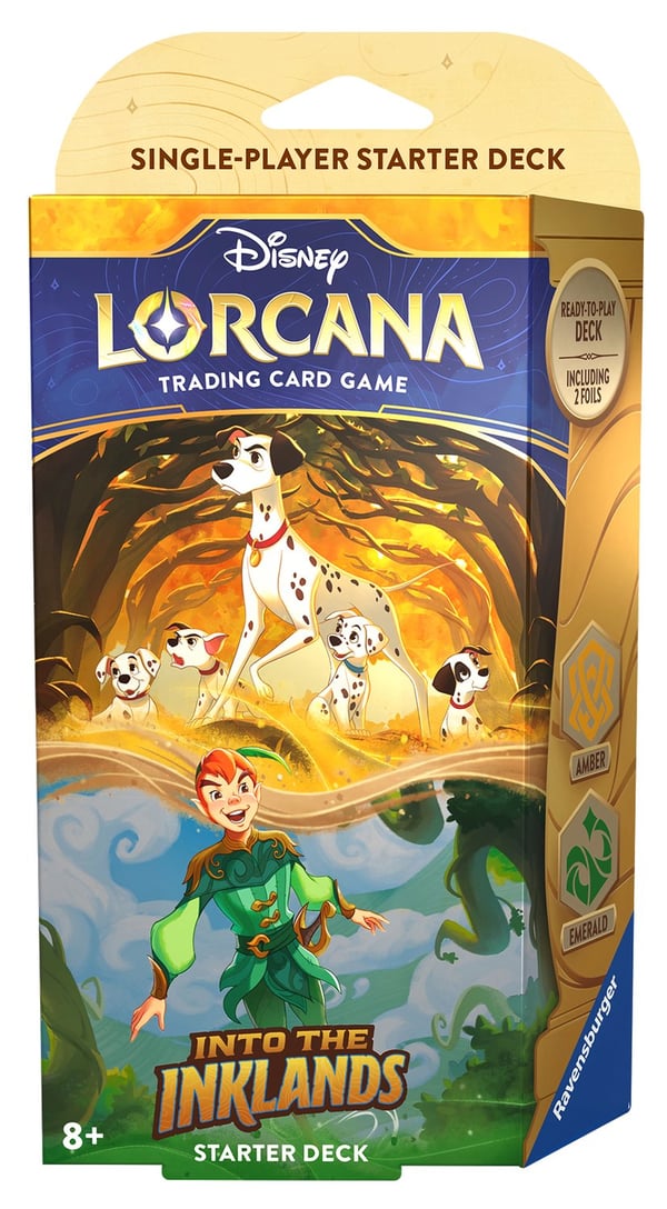 Disney Lorcana Into The Inklands Starter Deck Ruby & Sapphire