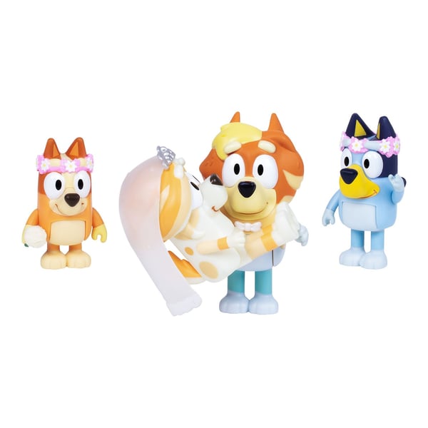 Bluey Figurer 4-pack Wedding Time