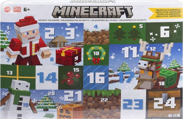 Minecraft Adventskalender Figurer 2024