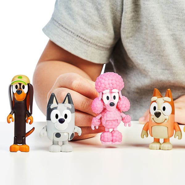 Bluey Hahmot 4-pack Bluey & Friends