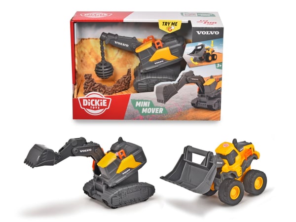 Dickie Toys Volvo Mini Mover Nedbrydningskugle
