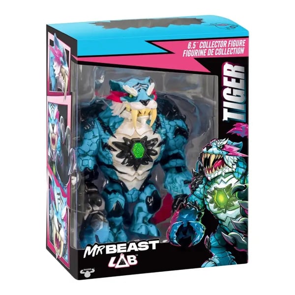 MrBeast Lab Samlarfigur 17cm Tiger