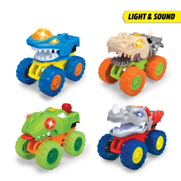 Dickie Toys Monster Squad Harmaa dinosaurus