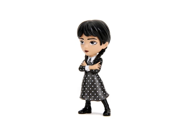 Wednesday Metallfigur 1-pack 2,5” Wednesday Addams with Dress