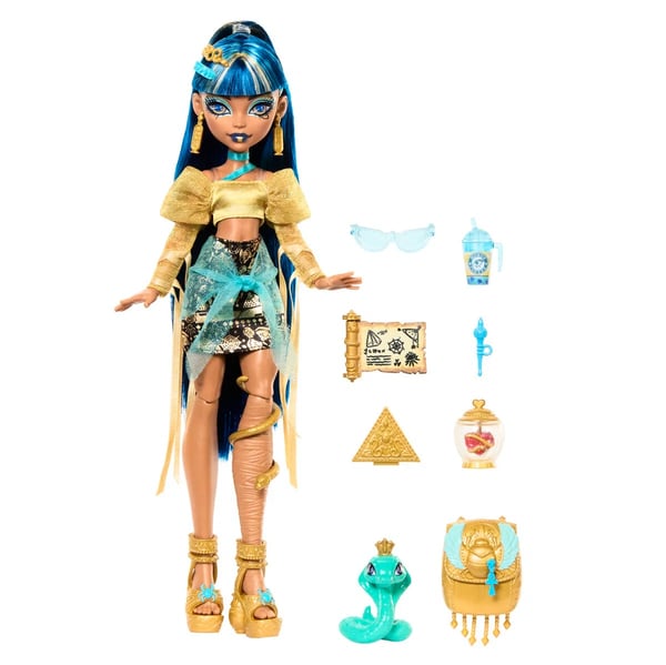 Monster High Cleo DeNile Dukke med kæledyr