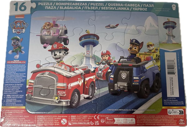 Paw Patrol Palapeli 16 palaa Ajoneuvo
