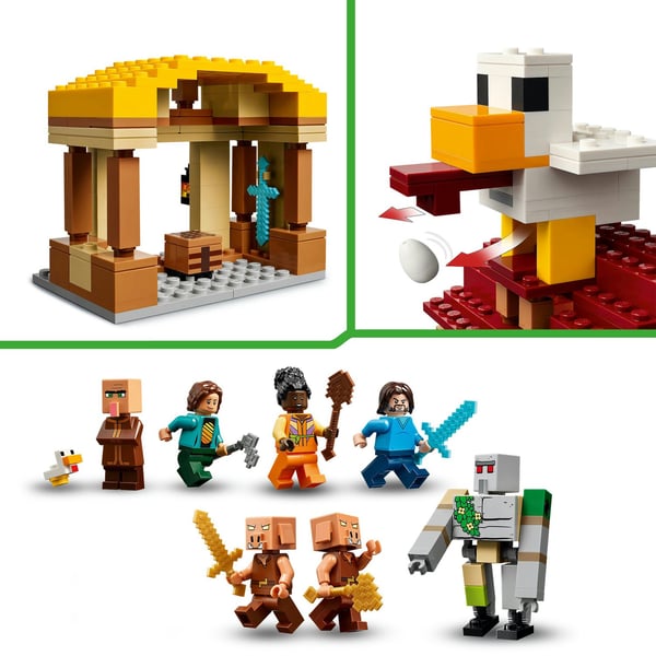 LEGO® Minecraft Hyökkäys aavepallolla 21273