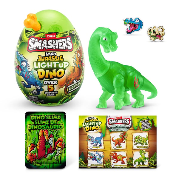 Zuru Smashers Nano Jurassic Light up Dino