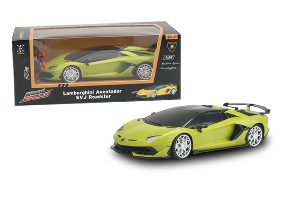 Lamborghini Aventador SVJ Roadster 1:24 RC Vihreä