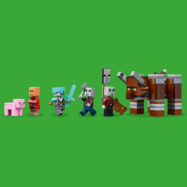 LEGO® Minecraft Plyndrervagttårn og vildtyr 21278