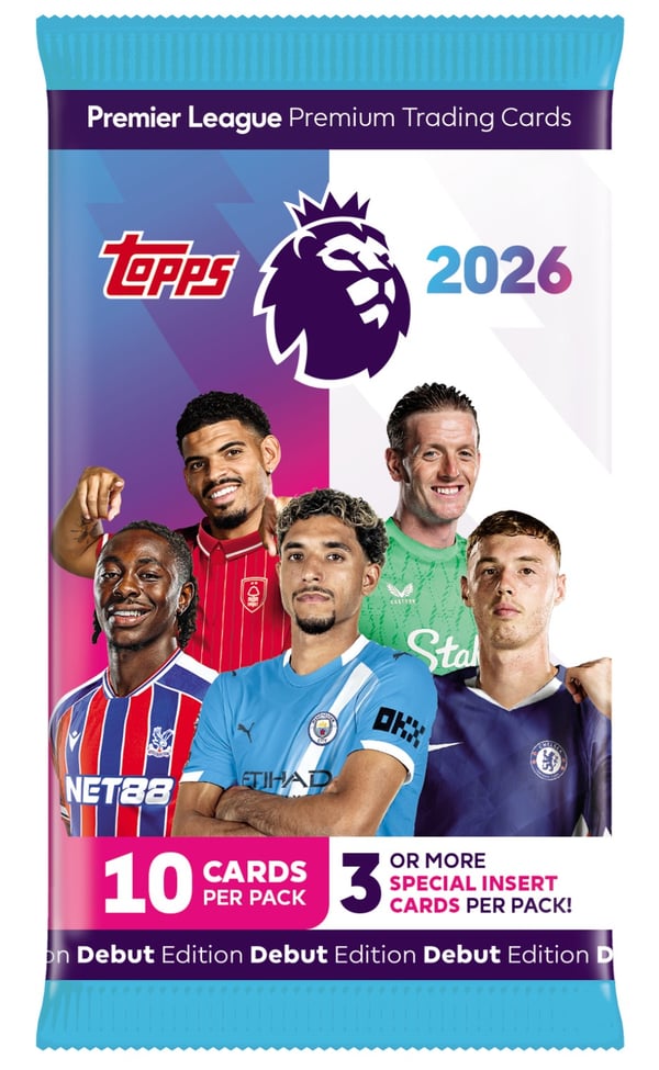 Topps Premier League 2026 Booster Hel æske 28 pakker