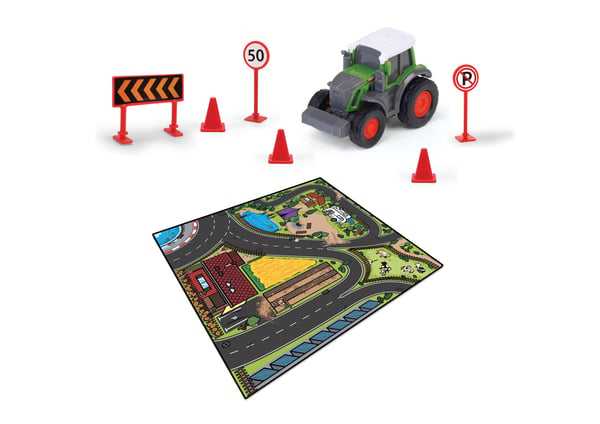 Dickie Toys Micro World Leikkimatto ajoneuvolla
