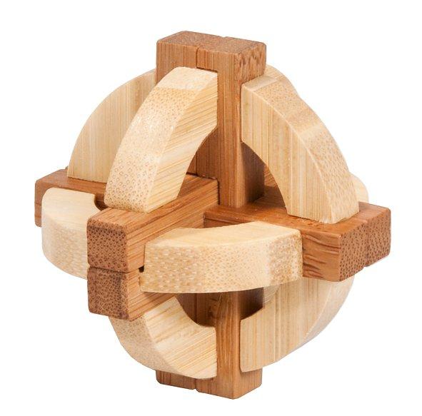 IQ-test Bambu 3D-pussel i metallask Dubbel skiva