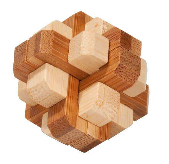 IQ-test Bambu 3D-pussel i metallask Rund knut