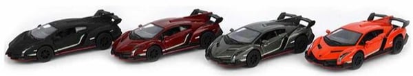 Lamborghini Veneno Bil med pullback Vinröd