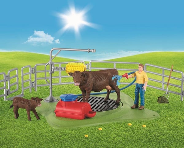 Schleich Farm World Lehmän pesupaikka 42529