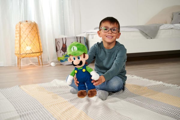 Super Mario nilviäisiä 30cm Luigi