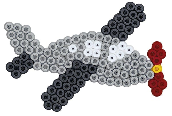 Hama Midi Bøtte med 4000 perler og perleplader