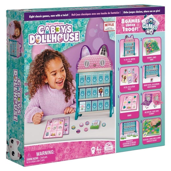 Gabby's Dollhouse 8-i-1 Salonkipelit Gabby's Dollhouse 8-i-1 Salonkipelit