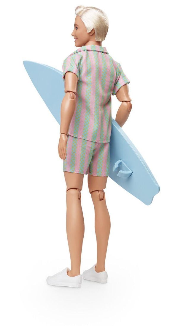 Barbie Filmen Samlerdukke Beachy Ken med Surfbræt