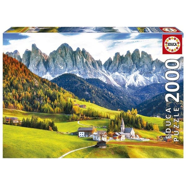 Educa Autumn In The Dolomites Pussel 2000 bitar Educa Autumn In The Dolomites Pussel 2000 bitar