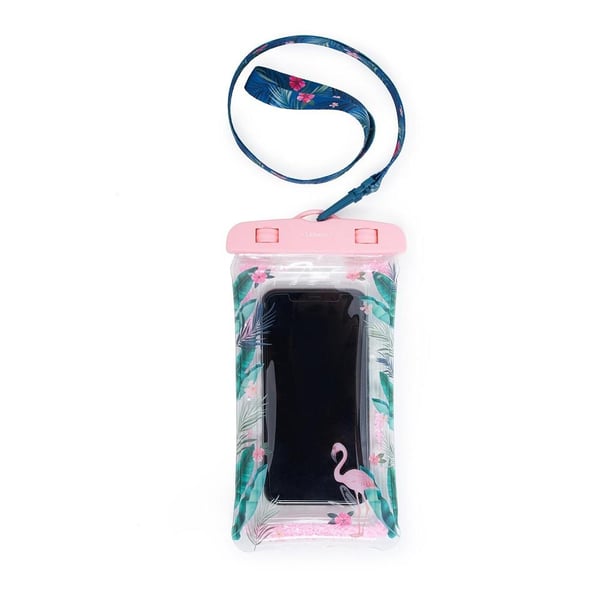 Vedenpitävä kotelo matkapuhelimen Flamingo