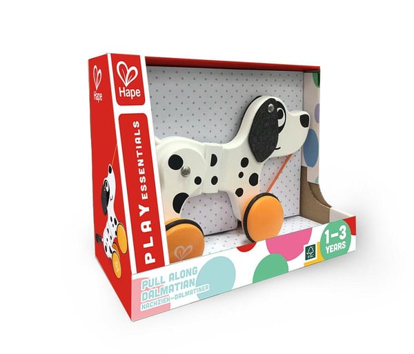 Hape Pull Along Dalmatiner Trækdyr Hape Pull Along Dalmatiner Trækdyr