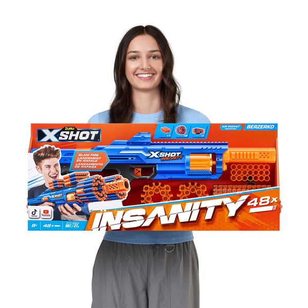 X-Shot Insanity Berzerko 48 tikkalla