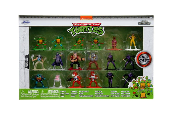 Turtles Samlefigurer Nano Metal 18-pak