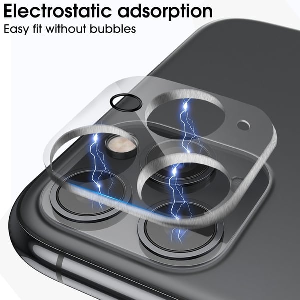 2-Pack linsebeskyttelse for iPhone 15 Plus-kamera i herdet glass