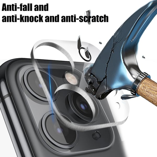 2-Pack linsebeskyttelse for iPhone 15 Plus-kamera i herdet glass