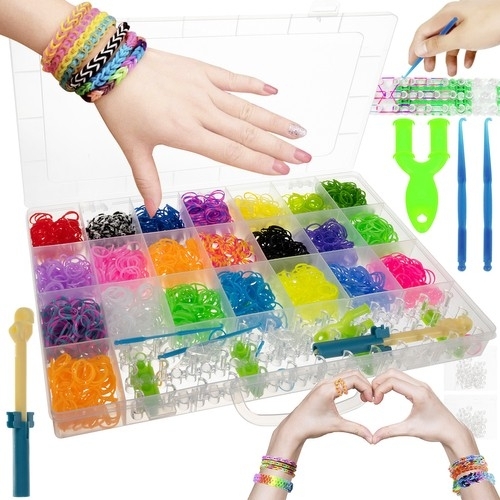 Tee itse - Loom Bands - 4400 kpl - Kuminauhasarja -