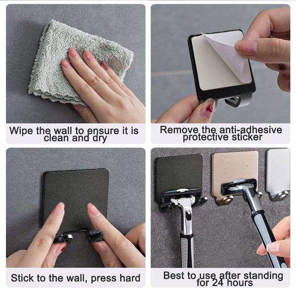 Universal barbermaskineholder til brusere og vådrum