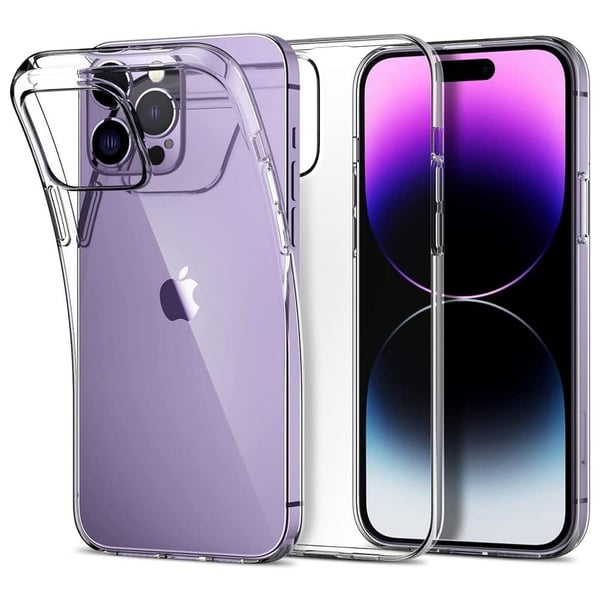 2-pakkaus iPhone 15 Pro - Silikonikotelo TPU - Ohut