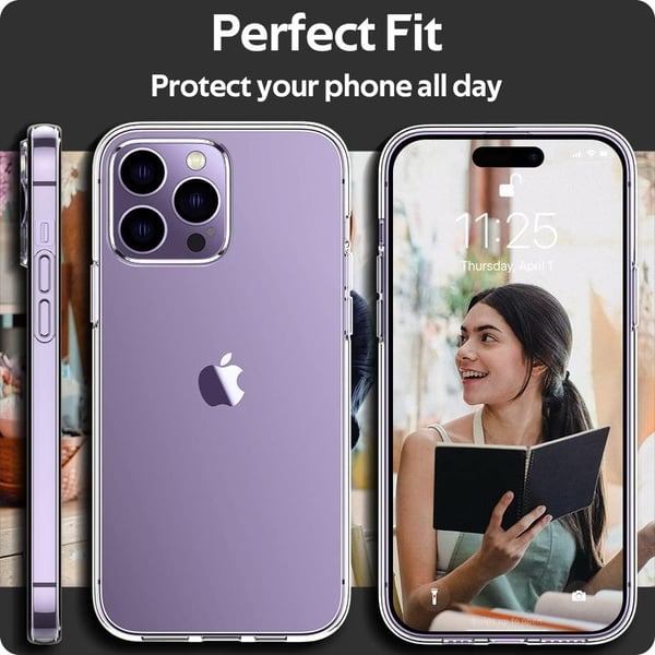 2-pak iPhone 15 Pro Max - Silikonetui TPU - Slankt
