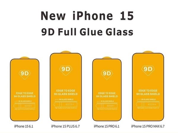 2-pak skærmbeskytter Hærdet glas - iPhone 15