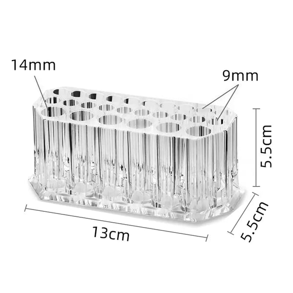 Meikkisiveltimen pidike ja Lip Liner Organizer