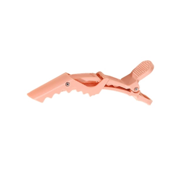6 hårspenner Krokodilleklipp frisørklemmer