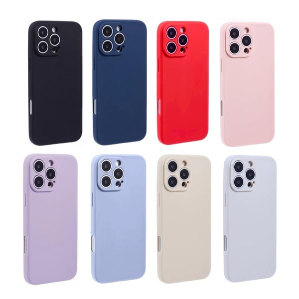 iPhone 16 Pro - Matt TPU-deksel - Skal med linsebeskyttelse
