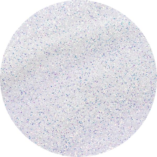 Negleglitter - Finkornet - Hvit regnbue - 8ml - Glitter