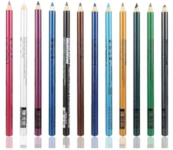 12 st Eyeliner Lipliner ögonpenna läppenna smink