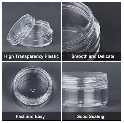 5 oppbevaringsglass 10ml