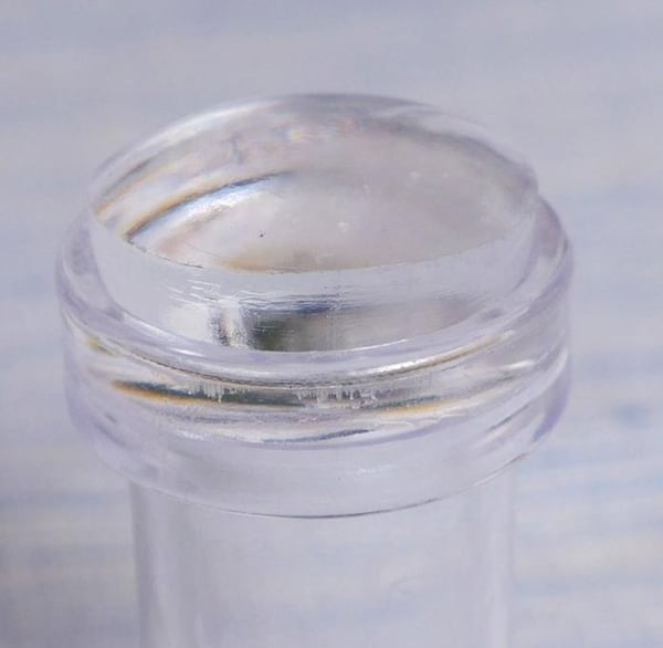 Stempelpute + skrape for nail art stempling - Klar