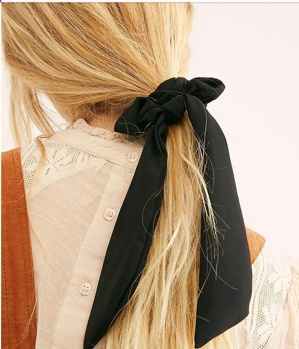 Hårbånd, hår Scrunchies med skjerf, hårbånd, hårbånd