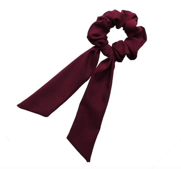 Hårbånd, hår Scrunchies med skjerf, hårbånd, hårbånd