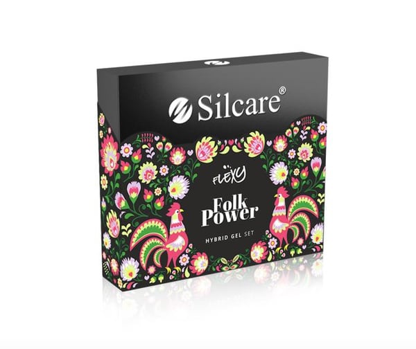 4-pakning - Gelelakk - Flexy - Folk power sett UV-gel/LED