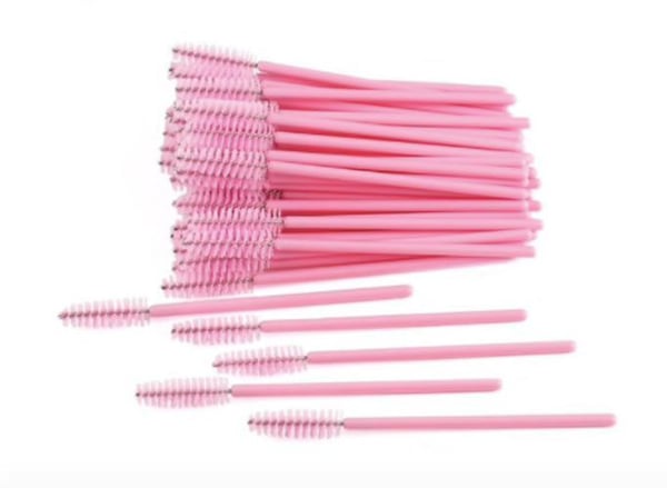 Ögonfransborstar 30-pack 10 cm med vikbart borsthuvud för extensions