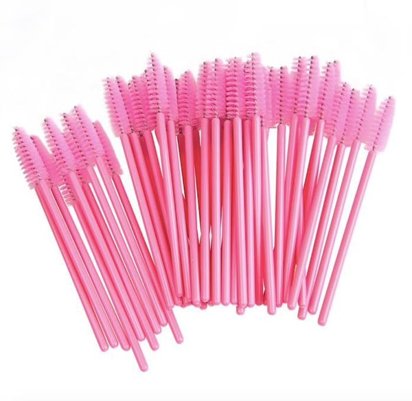 Ögonfransborstar 30-pack 10 cm med vikbart borsthuvud för extensions
