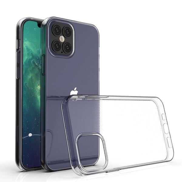 iPhone 12 / 12 PRO silikonikotelo TPU - Läpinäkyvä